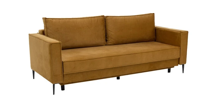 Sofa Terra, tamsiai geltona