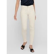 ONLY Džinsai 15218655 Écru Skinny Fit