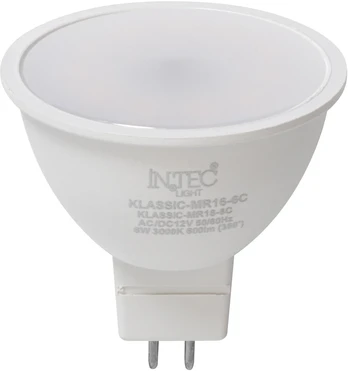 6W LED lemputė, balta, MR16, 3000K