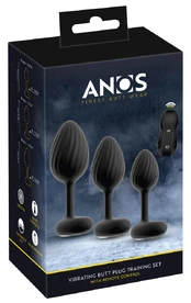 Anos Vibrating Butt Plug Train Analinis kaištis kaina