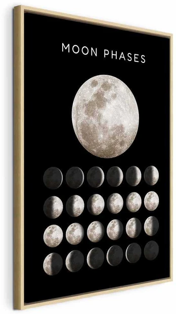 Artgeist Paveikslas - Moon Phases (1 Part) Vertical