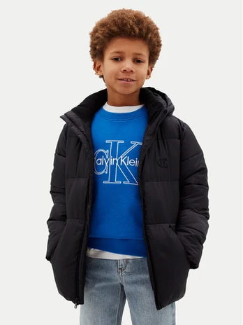 Calvin Klein Žieminė striukė LVCKTJM16B Juoda Regular Fit