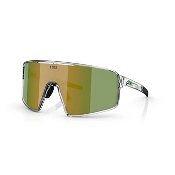 BLIZ P001 akiniai | Transparent White - Green