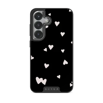 Love Notes - Samsung Galaxy S25 Case, Elite Dark (Magnetic) / Silver