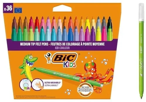 Kids Couleur 36 vnt. BIC markerių
