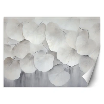 Fototapetai, Boho lapai ginkmedis gamta betonas boho