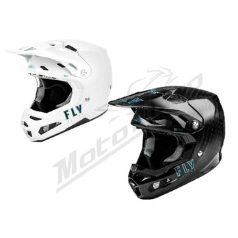 FLY RACING Formula S Carbon Solid Vaikiškas krosinis šalmas