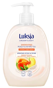 Skystas muilas Luksja PEACH AND WHITE TEA, 0.5 l kaina