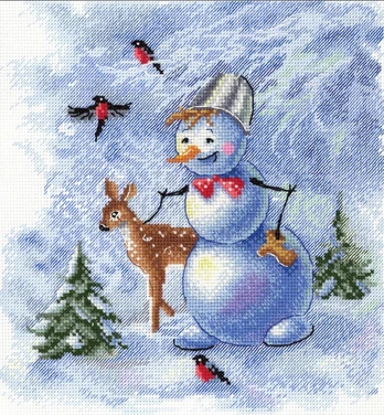 Cross stitch kit "Lovely company" SNV-801