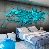 Artgeist Fototapetas - Mėlyna Ink Blot kaina