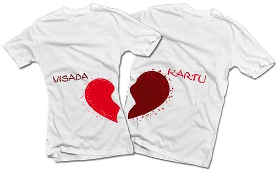 Marškinėlių komplektas "Visada kartu"