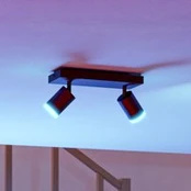 EGLO connect Smart LED spot Melitello-Z, 2-flg., juodas