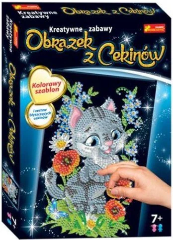 Ranok Ryto blizgučiai paveikslėlis. Kačiukas (181664)