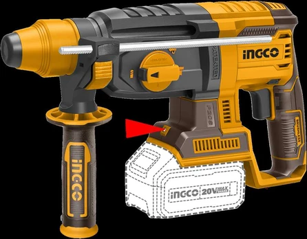 Ingco CRHLI20228 cordless drilling hammer without battery and charger