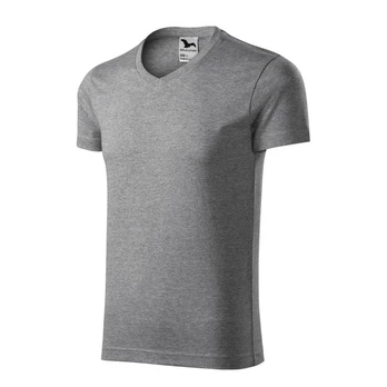 Slim Fit Marškinėliai su V formos iškirpte vyrams
