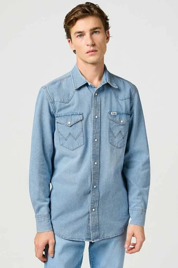 Džinsiniai marškiniai WRANGLER