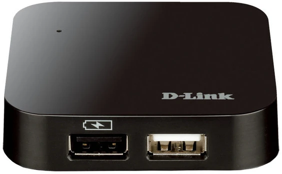 D-Link 4-Port USB 2.0 Hub DUB-H4, USB 2.0, 480 Mbit/s,