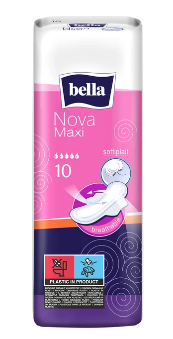 Higieniniai paketai Bella Nova Maxi, 10 vnt.