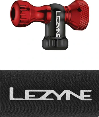 Lezyne Control Drive CO2 pripūtimo galvutė / Gloss Raudona