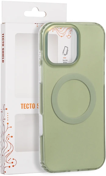 Dėklas Telforceone Tecto Shield Mistiq Mag case for iPhone 16 Pro Max 6,9' olive