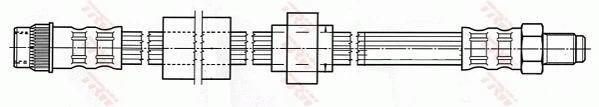 TRW PHB483 Brake hose