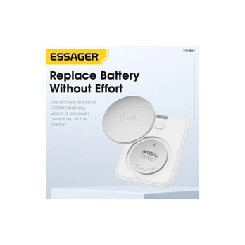 Essager "Tag" daiktų sekimo įrenginys baltas