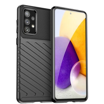 Dėklas Thunder Case flexible Samsung Galaxy A73 Juodas