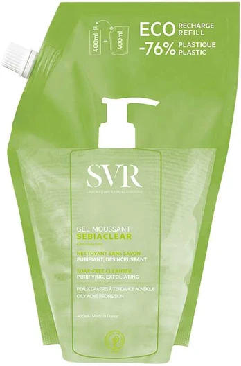 Svr SEBIACLEAR moussant gel refill 400 ml