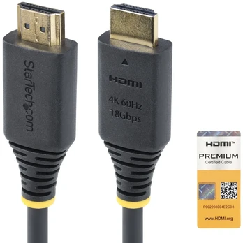 StarTech 3M (10Ft) Premium Certified High Speed Hdmi Cable, 4K