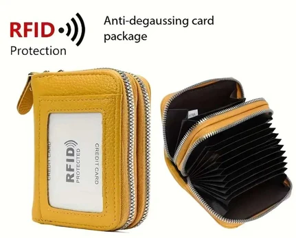 Piniginė ir kortelių dėklas su RFID apsauga