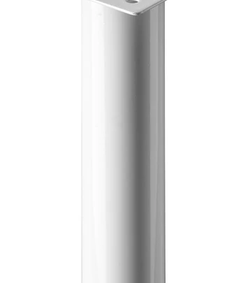 Baldų koja HETTICH, reguliuojama, balta spl., d-30 mm, 150 mm, 9129104