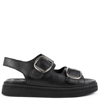 SERGIO MORETTI Basutės moterims, Juoda, Sandals