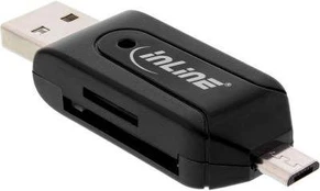 Skaitytuvas InLine microUSB / USB 2.0 (66779)