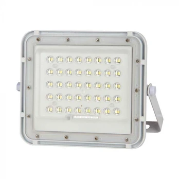 6W LED prožektorius su saulės baterija, baltas, 4000K