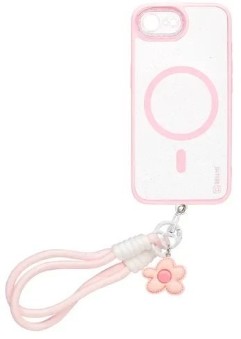 Dėklas OBAL:ME MagNetix Wrist Cover for Apple iPhone 16e/17e Blossom