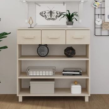 Konsolinis staliukas HAMAR, medaus rudas, 90x35x90cm, pušis