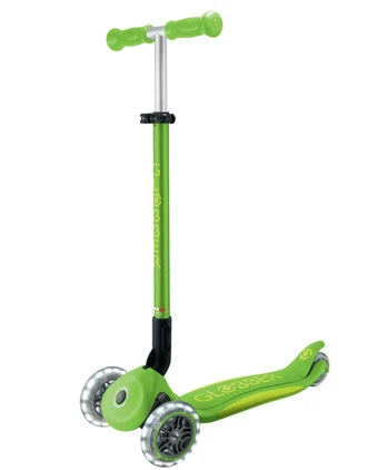 GLOBBER paspirtukas Elite Lights, spalva: žalia