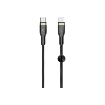 Fixed | Braided Cable USB-C/USB-C, 2m, 100W | FIXDB-CC2-BK