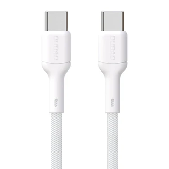 USB kabelis Dudao L9C USB-C to USB-C 65W 1.0m baltas
