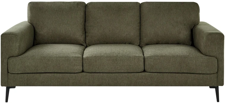 Beliani Trivietė sofa LOUSTO Žalia