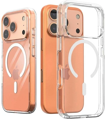Dėklas Araree Duple M MagSafe do iPhone 17 Pro przeźroczysty