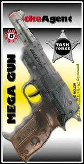 Cap Gun Mega 8 shots, Wicke Agent, blister