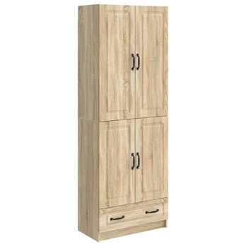 Spintelė 2 pcs Sonoma ąžuolas Apdirbta mediena