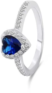 Brilio Silver Romantic sidabrinis ring Heart RI047WB