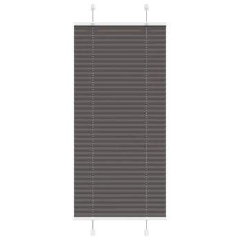 Plisuota žaliuze juoda 65x150 cm audinio plotis 64,4 cm