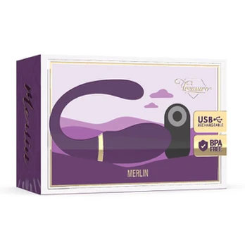 Vibratorius poroms TREASURE MERLIN DOUBLE COUPLE