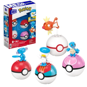Mattel Pokemon Vanduo-type Trainer Team MEGA Construx