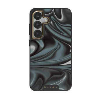 Lightning Strike - Samsung Galaxy S25 Case, Elite Dark (Magnetic) / Gold