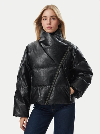 MICHAEL Michael Kors Pūkinė striukė MF620M7HJ4 Juoda Regular Fit