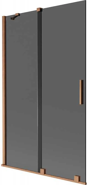 Vonios sienelė Mexen Velar, 110 x 150 cm, Brushed copper/Graphite